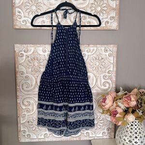 Addie Paisley Lace Embroidered Romper Medium Small Juniors